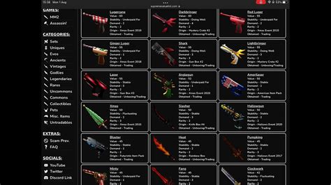 Find the latest <b>values</b> of <b>MM2</b> items based on demand and rarity, updated by the top traders in the community. . Mm2 supreme values